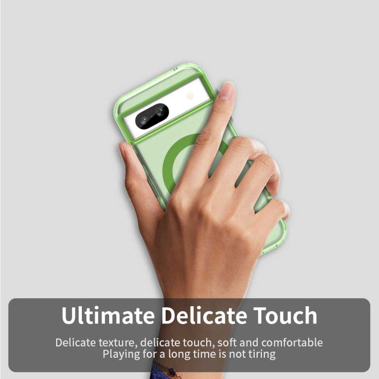 For Google Pixel 8a Candy Magsafe PC Hybrid TPU Phone Case