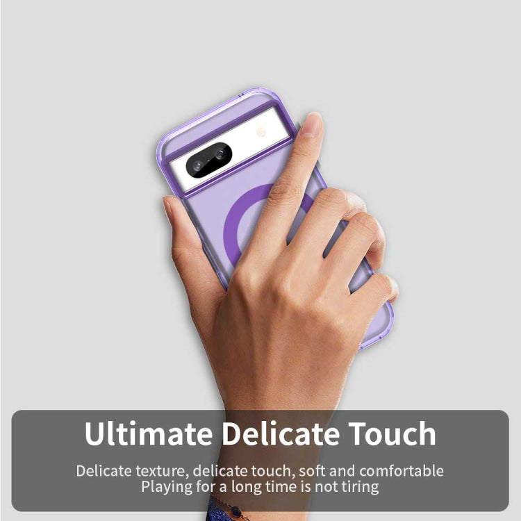 For Google Pixel 8a Candy Magsafe PC Hybrid TPU Phone Case