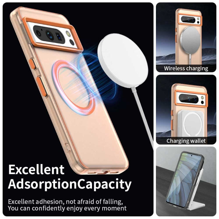 For Google Pixel 8 Pro Candy Magsafe PC Hybrid TPU Phone Case