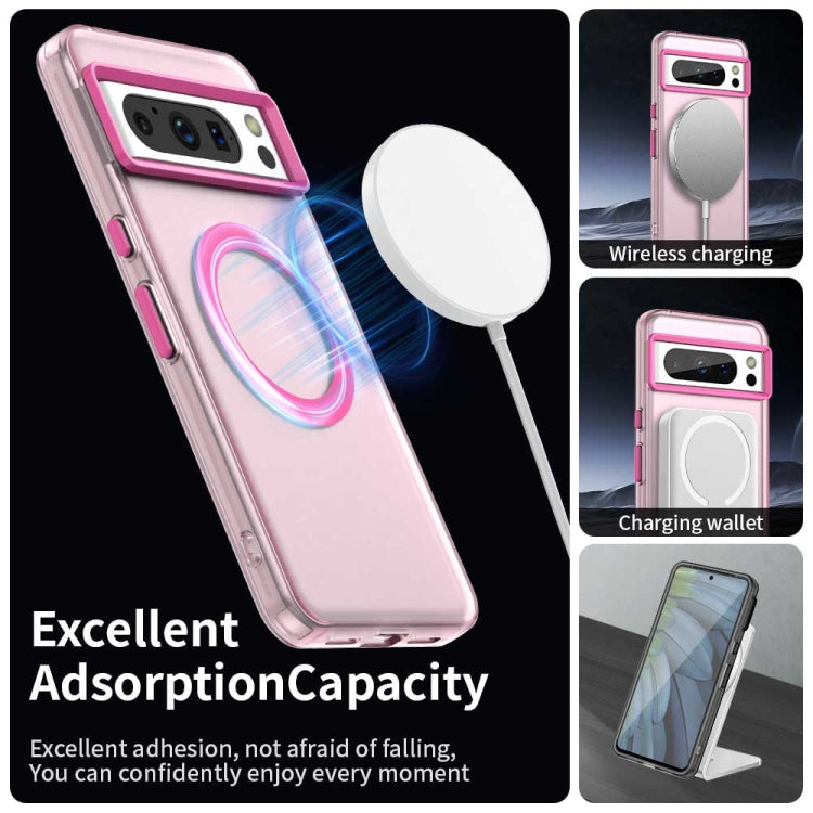 For Google Pixel 8 Pro Candy Magsafe PC Hybrid TPU Phone Case