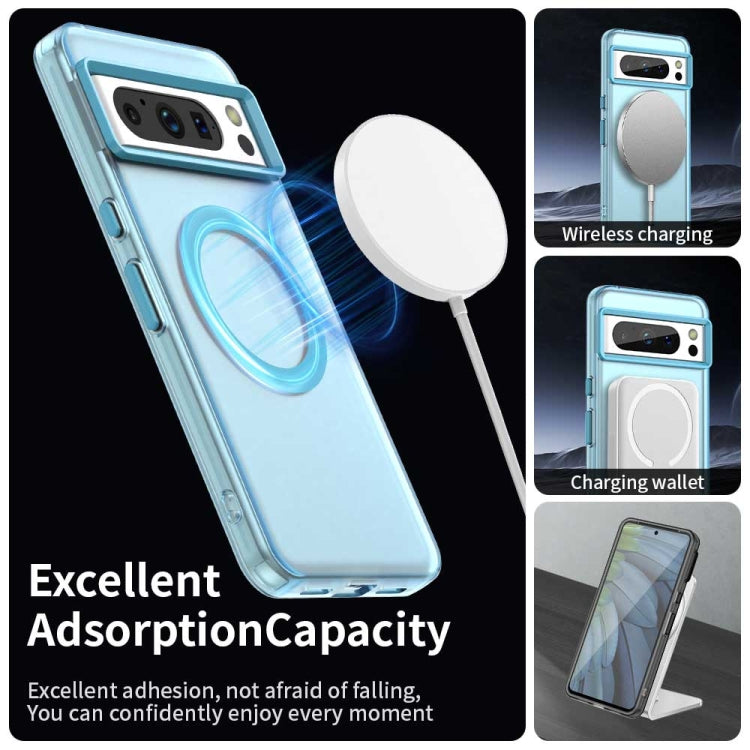 For Google Pixel 8 Pro Candy Magsafe PC Hybrid TPU Phone Case