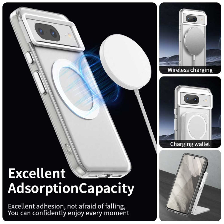 For Google Pixel 8 Candy Magsafe PC Hybrid TPU Phone Case