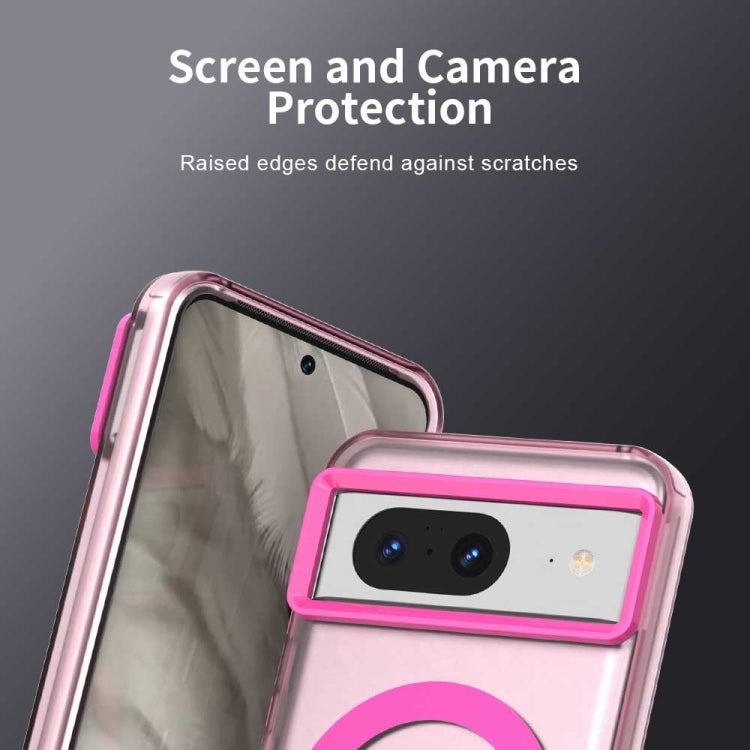 For Google Pixel 8 Candy Magsafe PC Hybrid TPU Phone Case