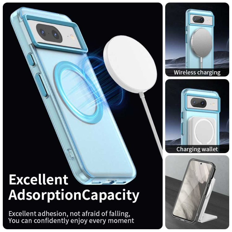 For Google Pixel 8 Candy Magsafe PC Hybrid TPU Phone Case