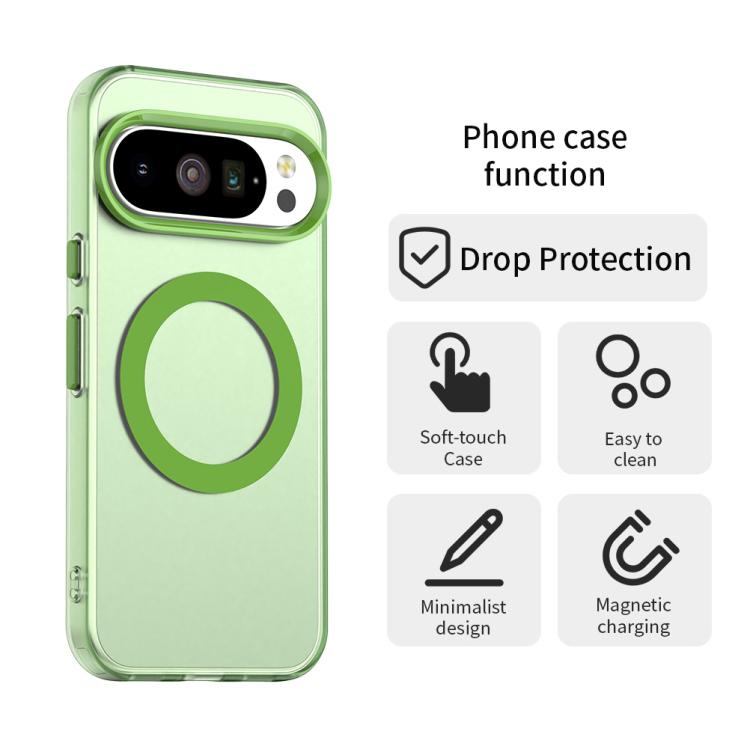 For Google Pixel 10 Pro XL Candy Magsafe PC Hybrid TPU Phone Case