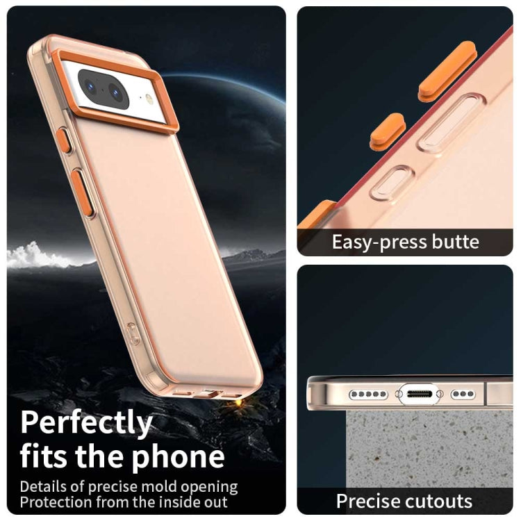 For Google Pixel 8 Candy PC Hybrid TPU Shockproof Phone Case
