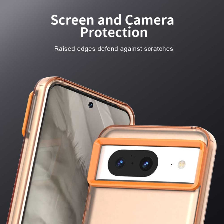 For Google Pixel 8 Candy PC Hybrid TPU Shockproof Phone Case
