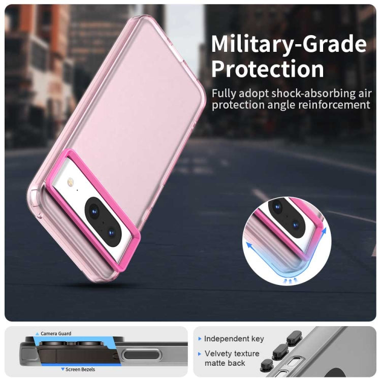 For Google Pixel 8 Candy PC Hybrid TPU Shockproof Phone Case