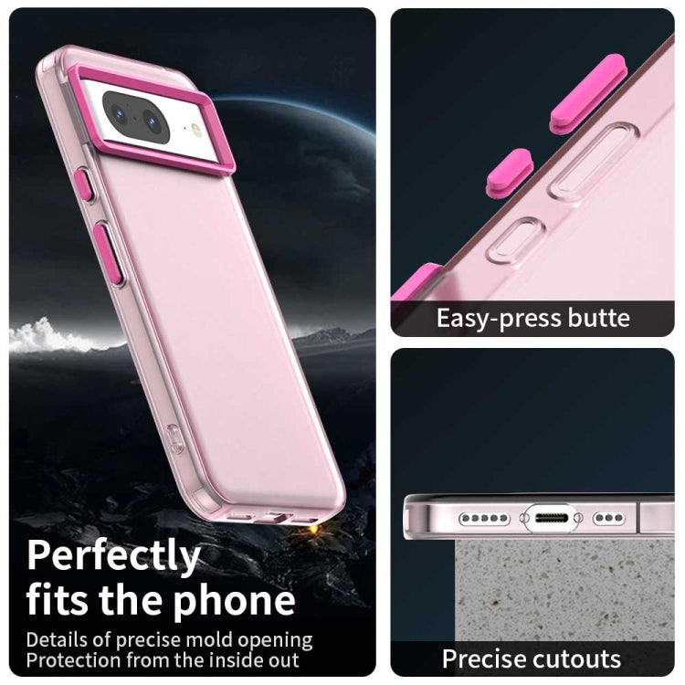 For Google Pixel 8 Candy PC Hybrid TPU Shockproof Phone Case
