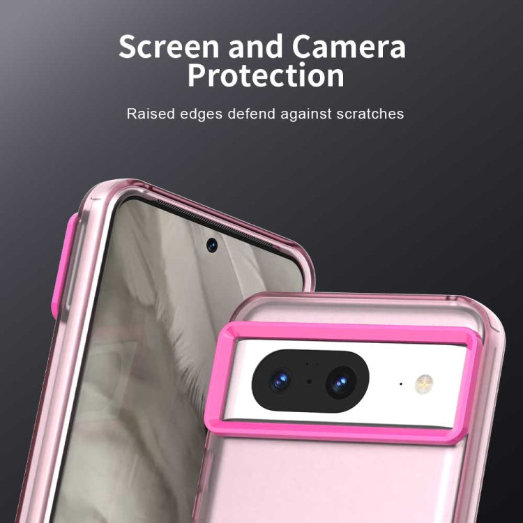 For Google Pixel 8 Candy PC Hybrid TPU Shockproof Phone Case