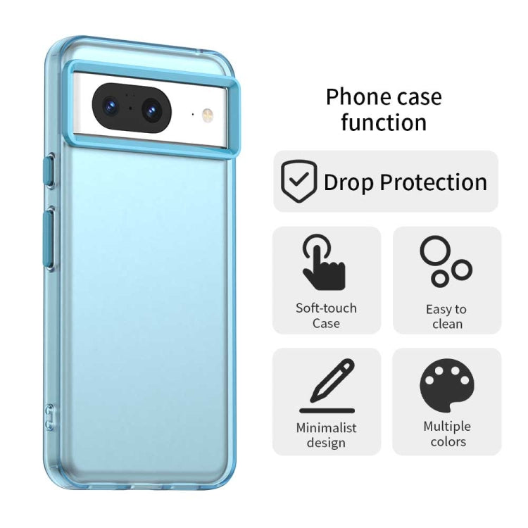 For Google Pixel 8 Candy PC Hybrid TPU Shockproof Phone Case