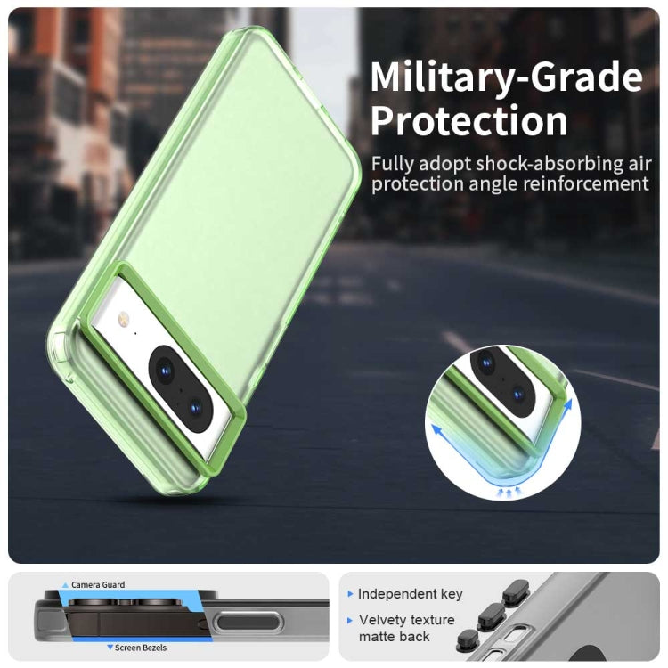 For Google Pixel 8 Candy PC Hybrid TPU Shockproof Phone Case