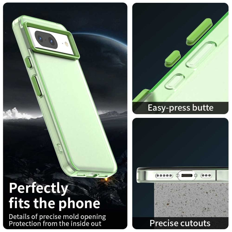 For Google Pixel 8 Candy PC Hybrid TPU Shockproof Phone Case