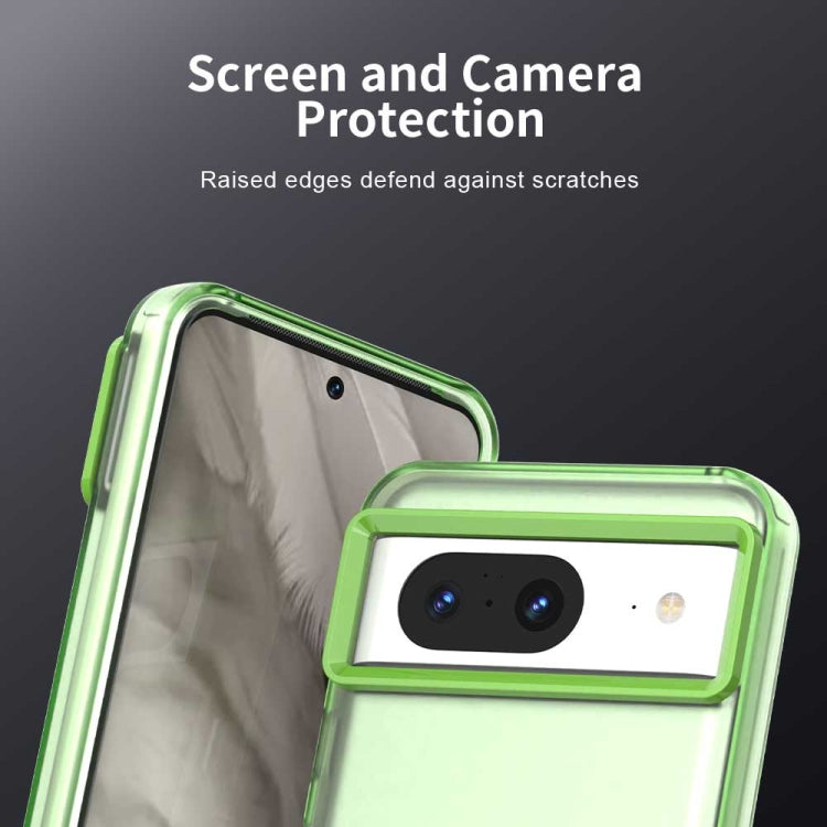 For Google Pixel 8 Candy PC Hybrid TPU Shockproof Phone Case