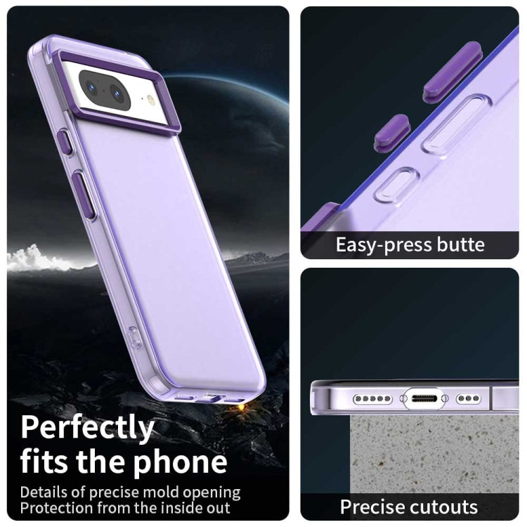 For Google Pixel 8 Candy PC Hybrid TPU Shockproof Phone Case