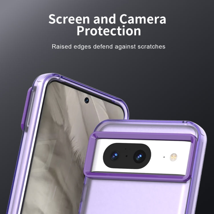 For Google Pixel 8 Candy PC Hybrid TPU Shockproof Phone Case