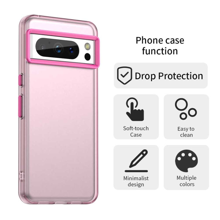 For Google Pixel 8 Pro Candy PC Hybrid TPU Shockproof Phone Case