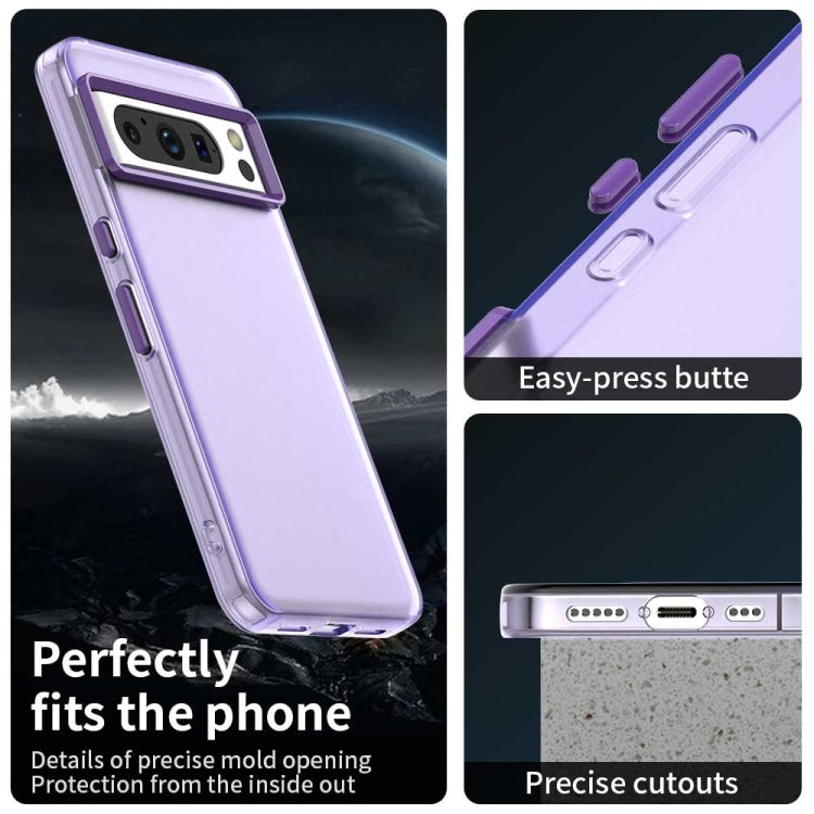 For Google Pixel 8 Pro Candy PC Hybrid TPU Shockproof Phone Case