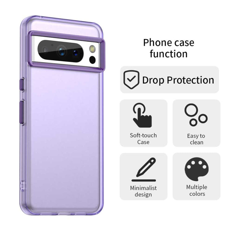 For Google Pixel 8 Pro Candy PC Hybrid TPU Shockproof Phone Case