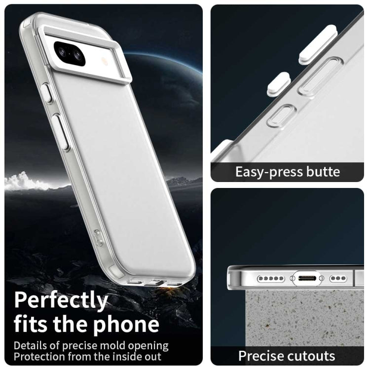 For Google Pixel 8a Candy PC Hybrid TPU Shockproof Phone Case