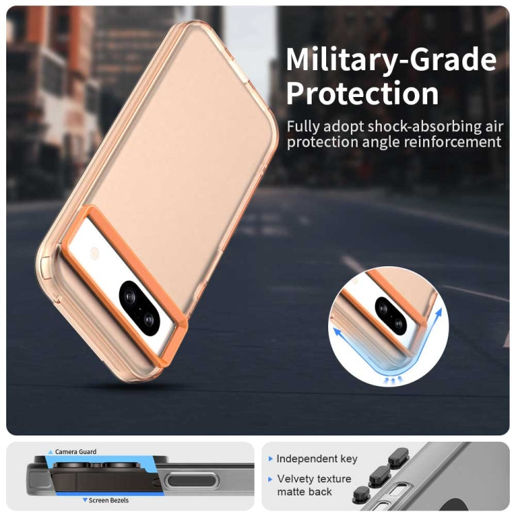 For Google Pixel 8a Candy PC Hybrid TPU Shockproof Phone Case