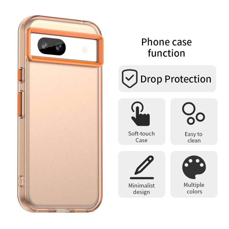 For Google Pixel 8a Candy PC Hybrid TPU Shockproof Phone Case