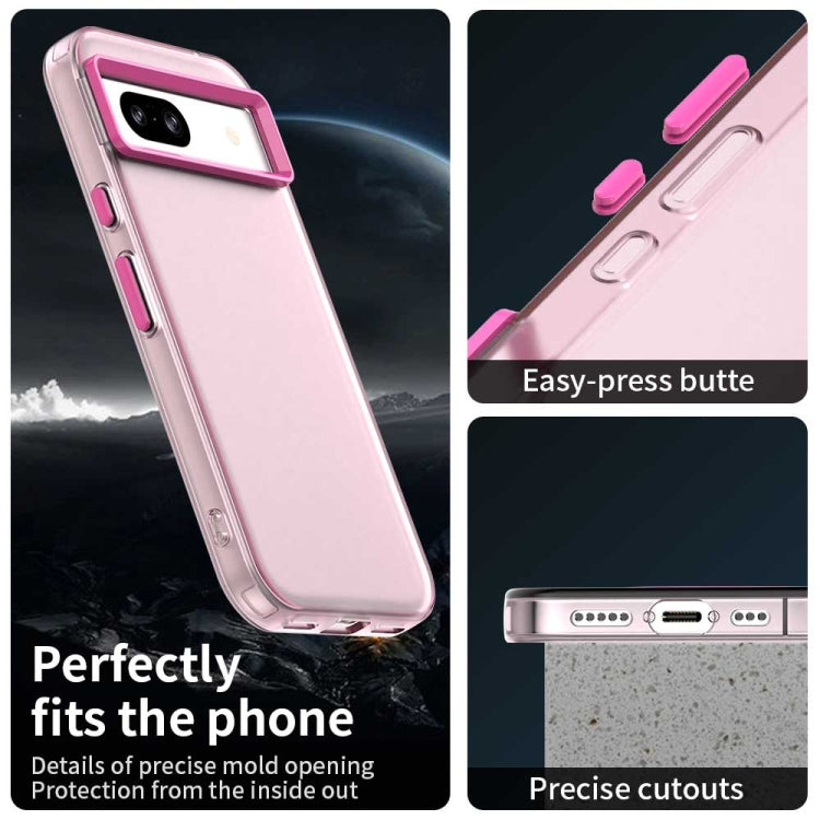 For Google Pixel 8a Candy PC Hybrid TPU Shockproof Phone Case