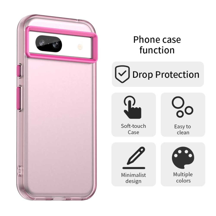 For Google Pixel 8a Candy PC Hybrid TPU Shockproof Phone Case