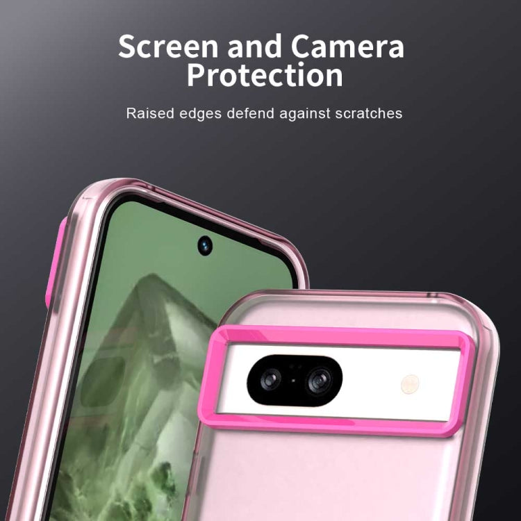 For Google Pixel 8a Candy PC Hybrid TPU Shockproof Phone Case