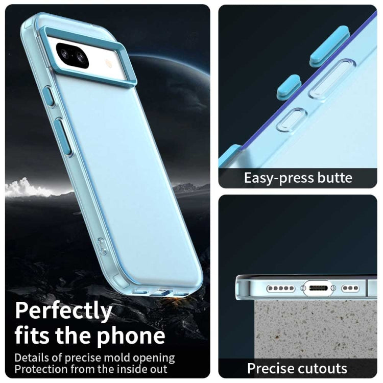For Google Pixel 8a Candy PC Hybrid TPU Shockproof Phone Case