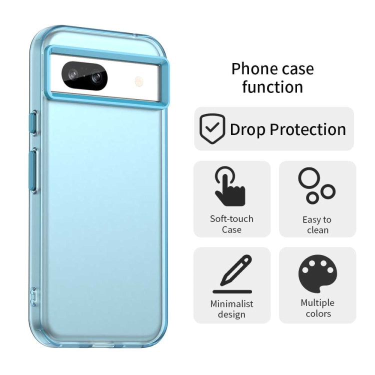 For Google Pixel 8a Candy PC Hybrid TPU Shockproof Phone Case