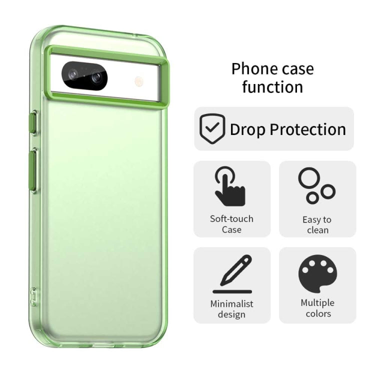 For Google Pixel 8a Candy PC Hybrid TPU Shockproof Phone Case