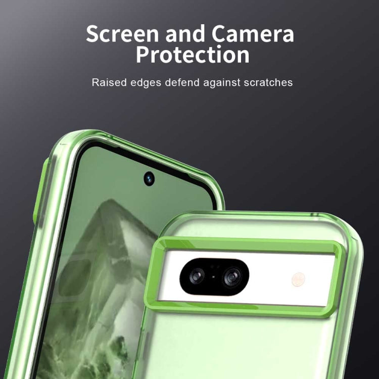 For Google Pixel 8a Candy PC Hybrid TPU Shockproof Phone Case