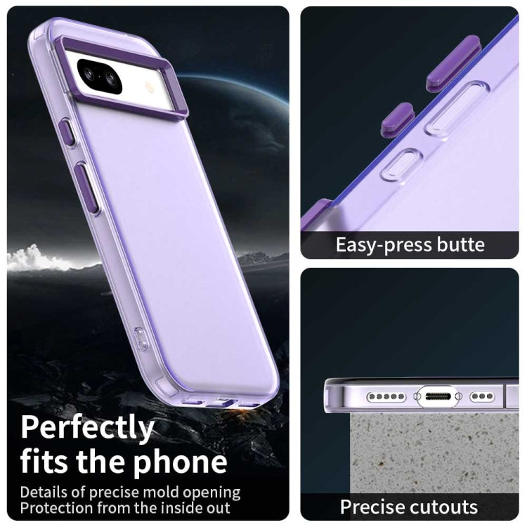 For Google Pixel 8a Candy PC Hybrid TPU Shockproof Phone Case