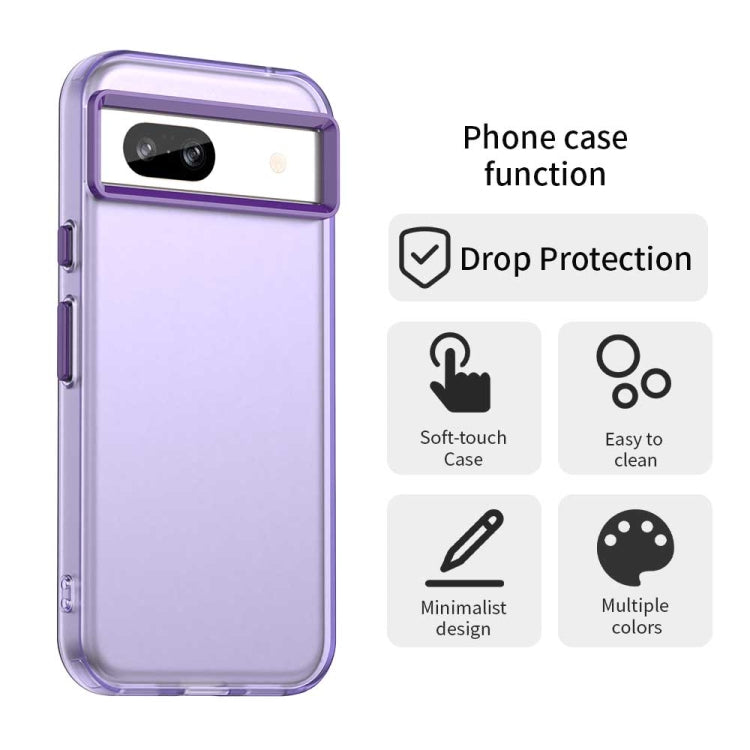 For Google Pixel 8a Candy PC Hybrid TPU Shockproof Phone Case