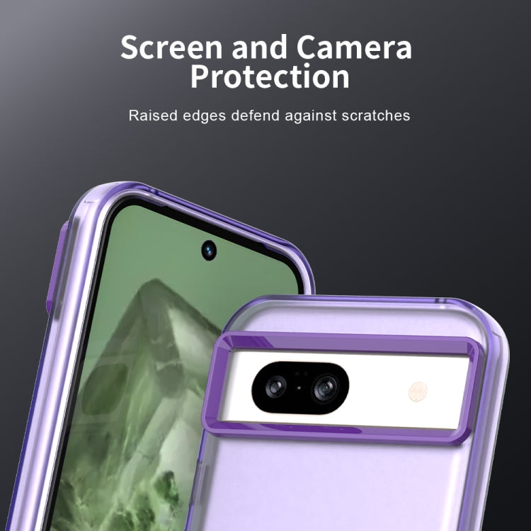 For Google Pixel 8a Candy PC Hybrid TPU Shockproof Phone Case