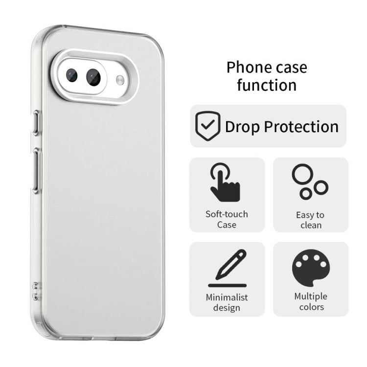 For Google Pixel 9a Candy PC Hybrid TPU Shockproof Phone Case