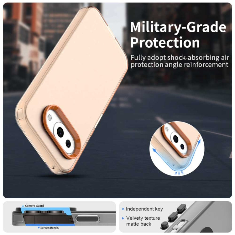 For Google Pixel 9a Candy PC Hybrid TPU Shockproof Phone Case