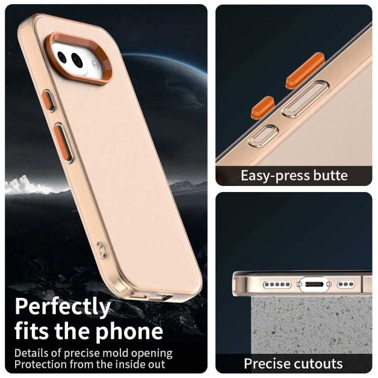 For Google Pixel 9a Candy PC Hybrid TPU Shockproof Phone Case