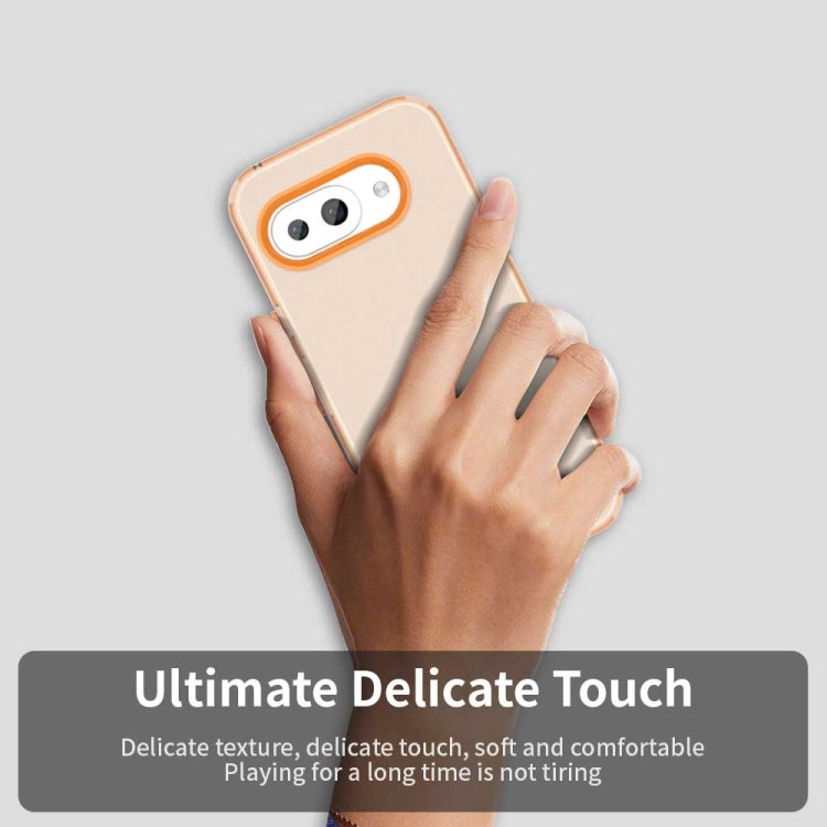 For Google Pixel 9a Candy PC Hybrid TPU Shockproof Phone Case