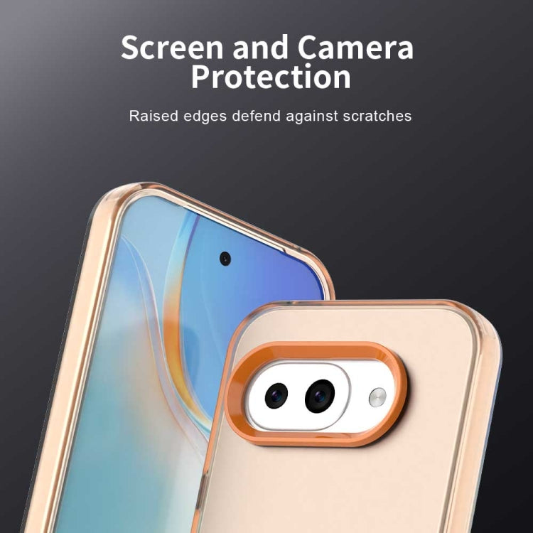 For Google Pixel 9a Candy PC Hybrid TPU Shockproof Phone Case
