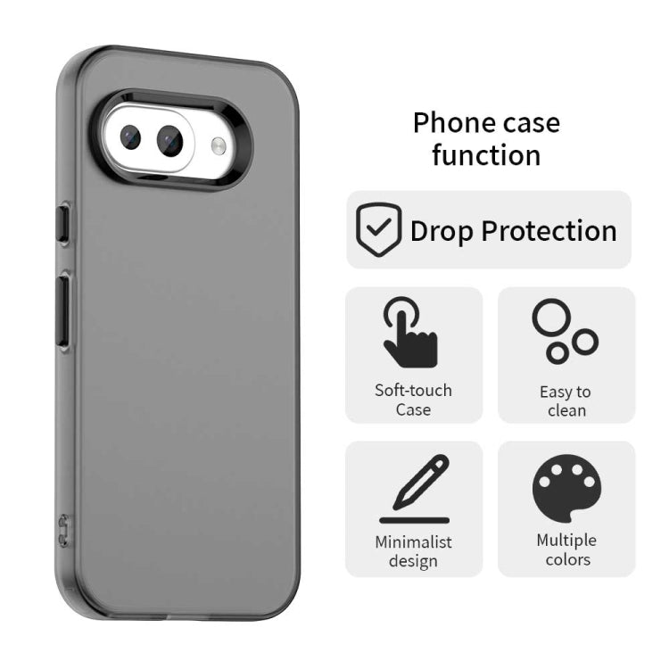 For Google Pixel 9a Candy PC Hybrid TPU Shockproof Phone Case