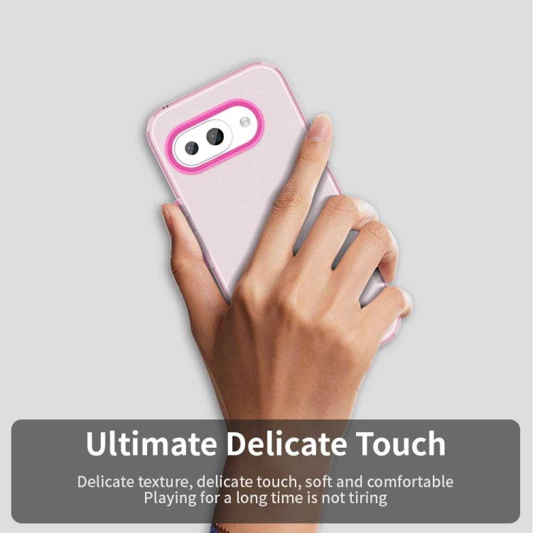 For Google Pixel 9a Candy PC Hybrid TPU Shockproof Phone Case