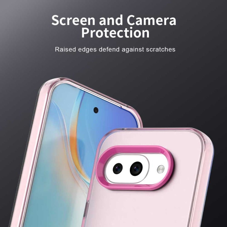 For Google Pixel 9a Candy PC Hybrid TPU Shockproof Phone Case
