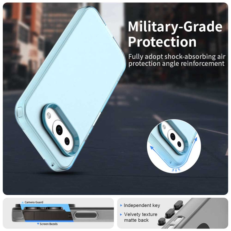 For Google Pixel 9a Candy PC Hybrid TPU Shockproof Phone Case