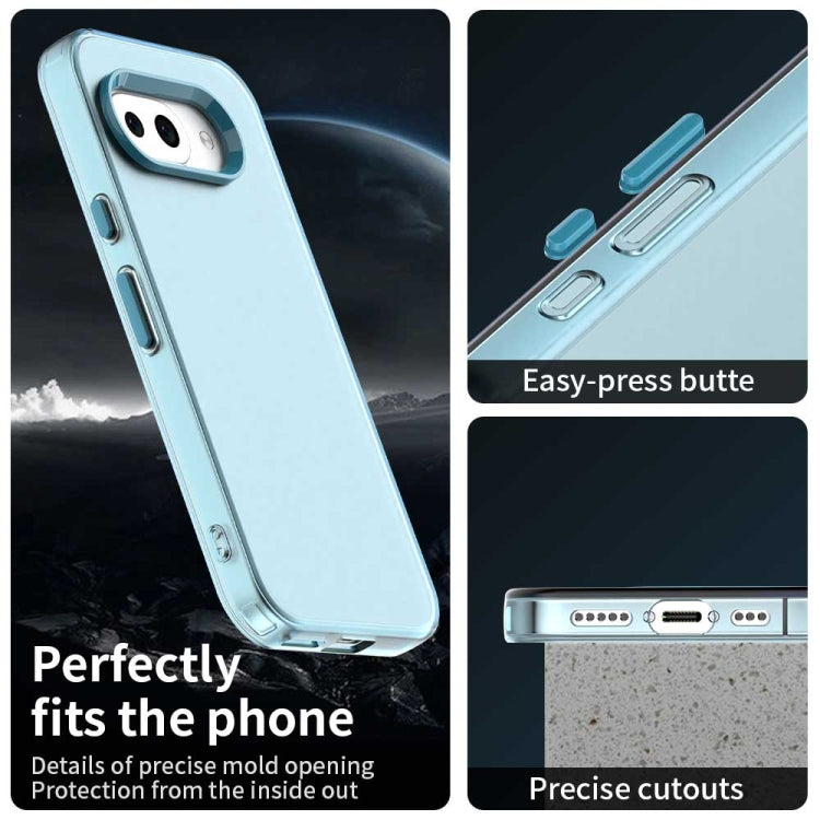For Google Pixel 9a Candy PC Hybrid TPU Shockproof Phone Case
