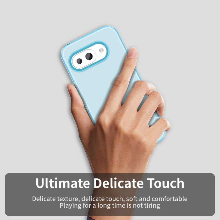 For Google Pixel 9a Candy PC Hybrid TPU Shockproof Phone Case