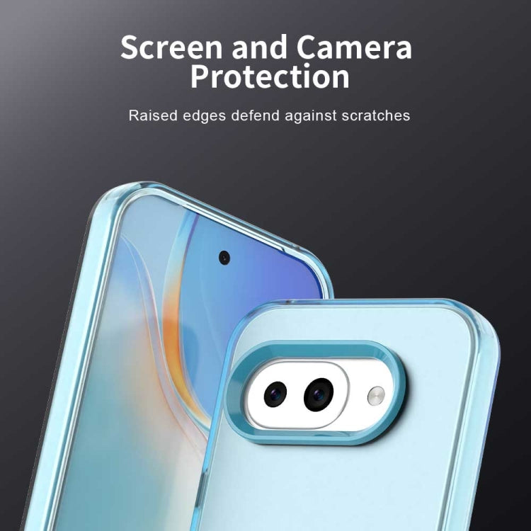 For Google Pixel 9a Candy PC Hybrid TPU Shockproof Phone Case