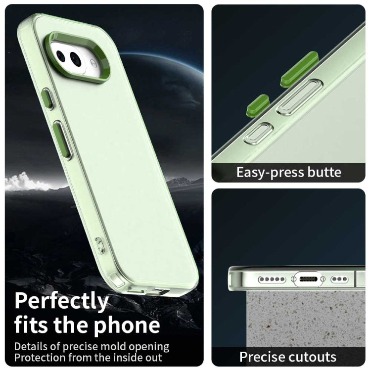 For Google Pixel 9a Candy PC Hybrid TPU Shockproof Phone Case