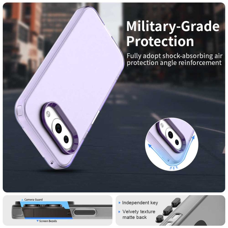 For Google Pixel 9a Candy PC Hybrid TPU Shockproof Phone Case
